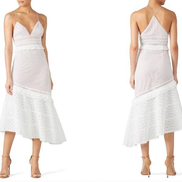 Saylor White Cole Dress - Picture 1 of 8